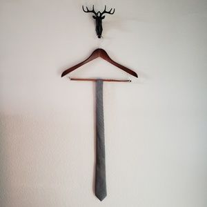 Winners Circle Black Check Tie